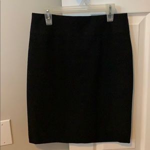 Black pencil skirt